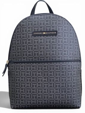 Tommy Hilfiger Navy Monogram Backpack